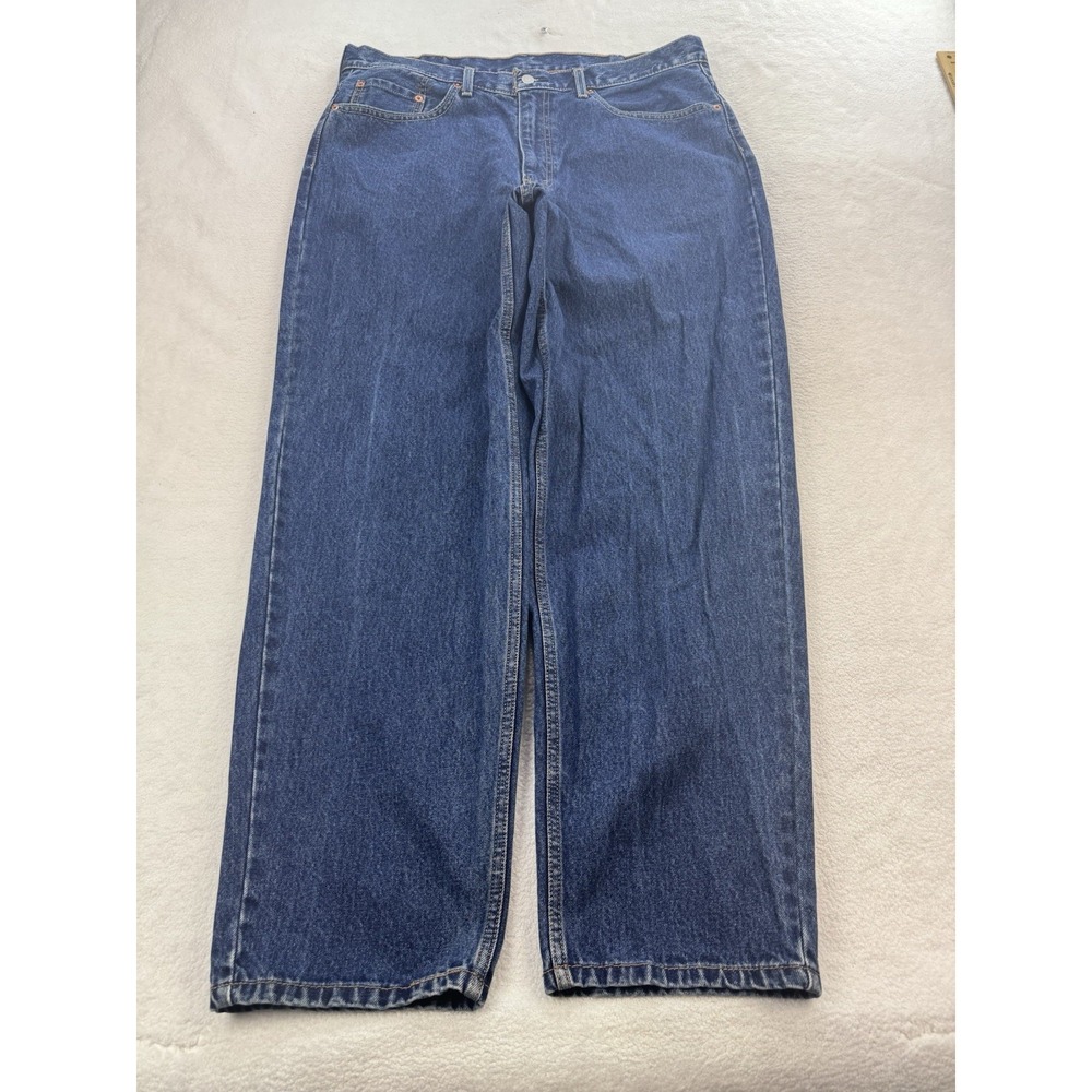 Levis 560 Jeans 38x32  Men Blue Denim Baggy Relaxed Comfort Fit